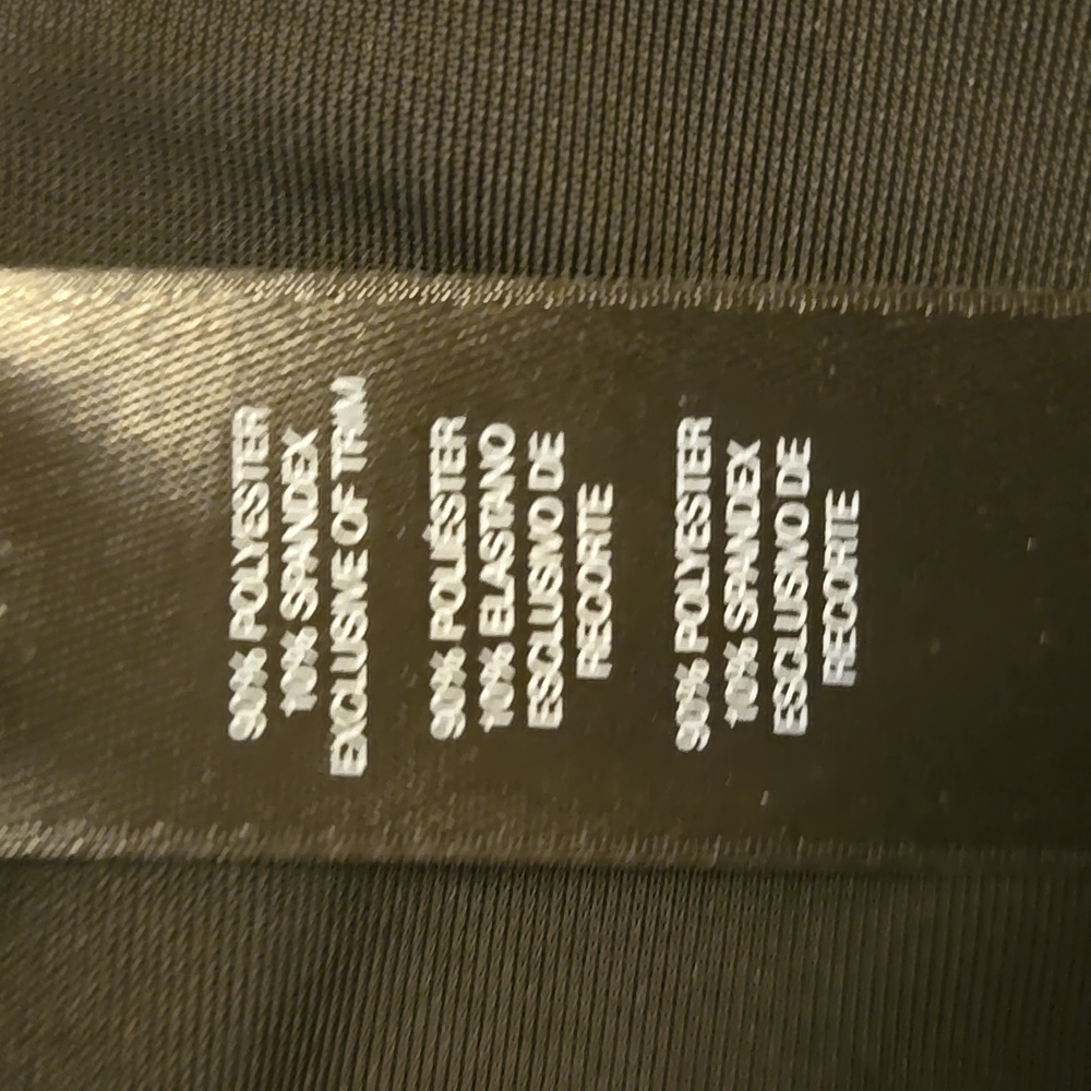 Chico's Travelers Black Velvet Top 3 (XL) Sequin Bands - Picture 7 of 13